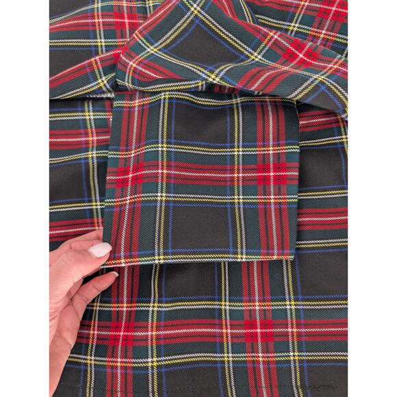 Sport Kilt Womens  Stewart Black‎ Tartan Plaid Micro Mini Pleated Skirt Medium - Picture 5 of 11